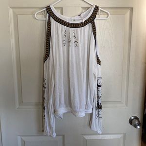 Free people embroidered blouse